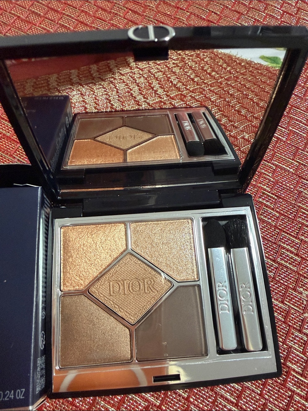 New Dior Five-Color Eyeshadow Palette — Gold, Bronze & Brown 559 Poncho